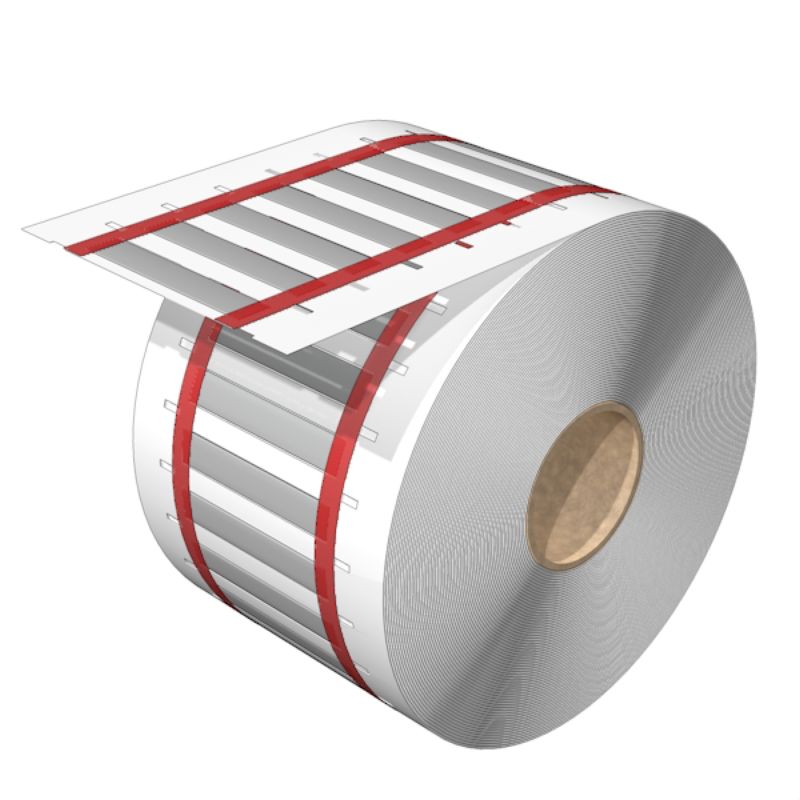 2438010000 - 50.8x7.6mm White Cable Marker for THM Printers (Pack of 1000)