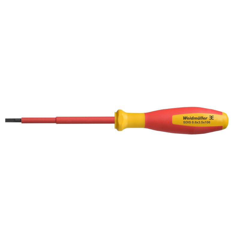 2749810000 - 100mm VDE Insulated Screwdriver, 0.6mm x 3.5mm Blade