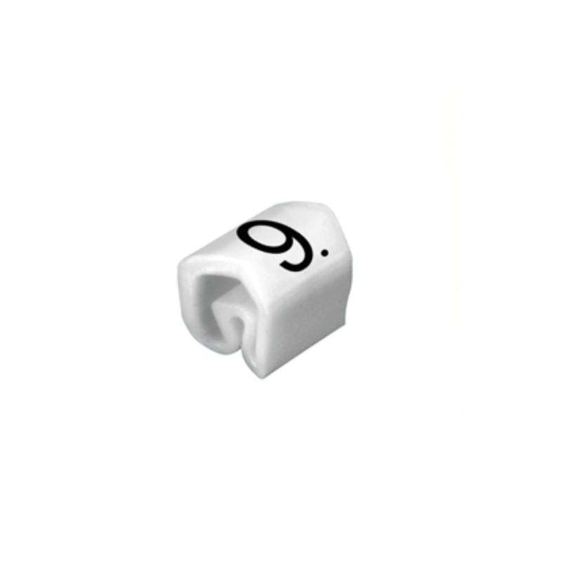 0252611530 - 200 White Cable Markers for 2.5-5mm Conductors (Pack of 200)