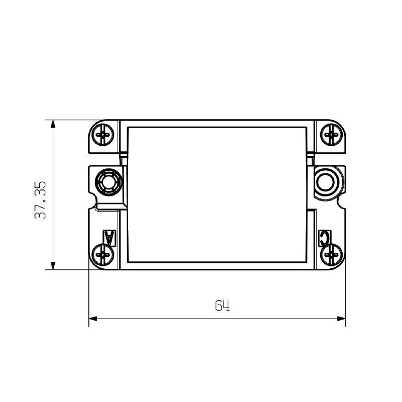 1428980000 - Diecast Zinc Grounding Component, 10mm², 34.4mm Depth