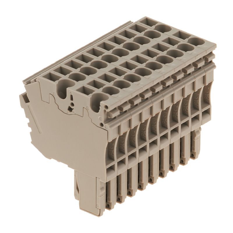 1815820000 - Dark Beige Z-Series Plug-In Connector, UL Certified (Pack of 10)