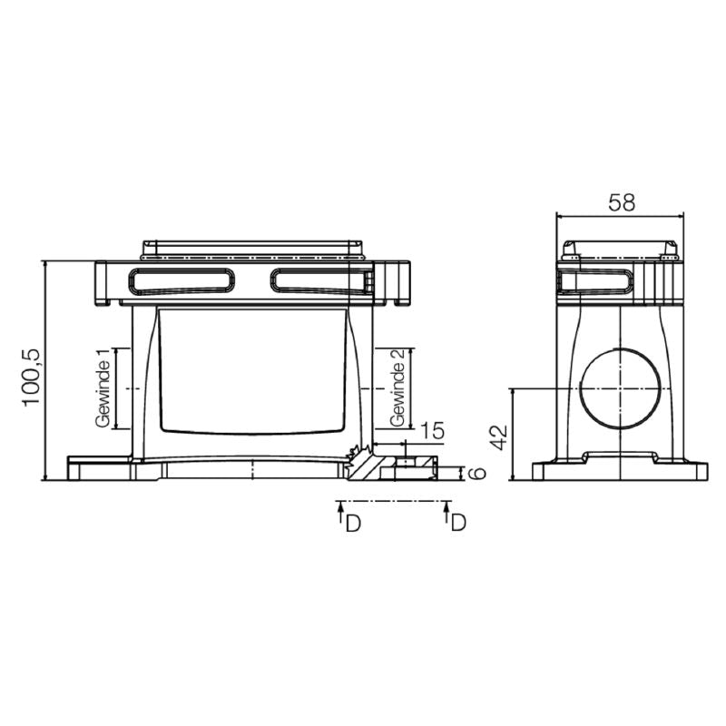 1081320000 - Durable IP68 HDC Enclosure with M32 Cable Entry
