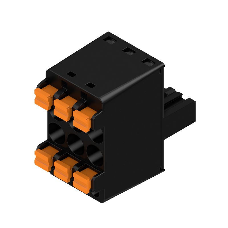 1000870000 - 5.08mm 3-Pole PCB Connector with PUSH IN Connection (Pack of 80)