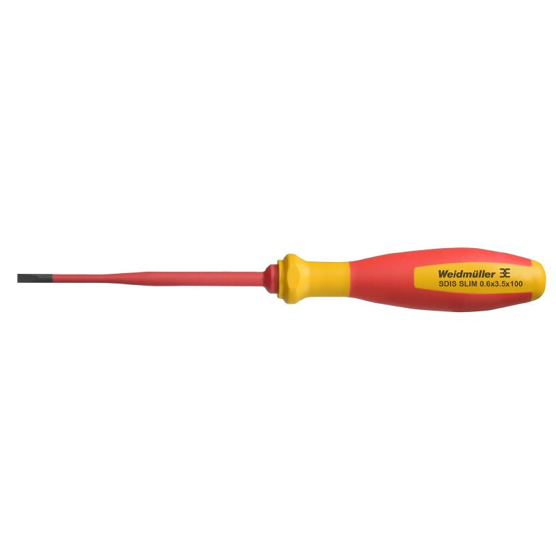 2749610000 - VDE 0.6mm Slim Insulated Screwdriver, 100mm Length