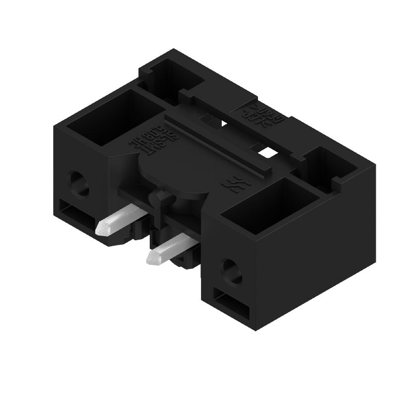 1837860000 - 5.08mm Male Header Connector, 2 Poles, Tin Plated, Black (Pack of 90)