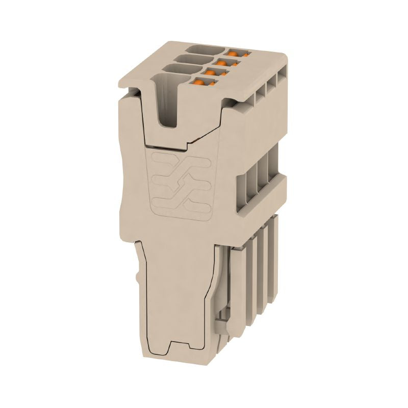 2482370000 - 4-Pole 31.15mm Plug Connector, 500V, Dark Beige (Pack of 25)