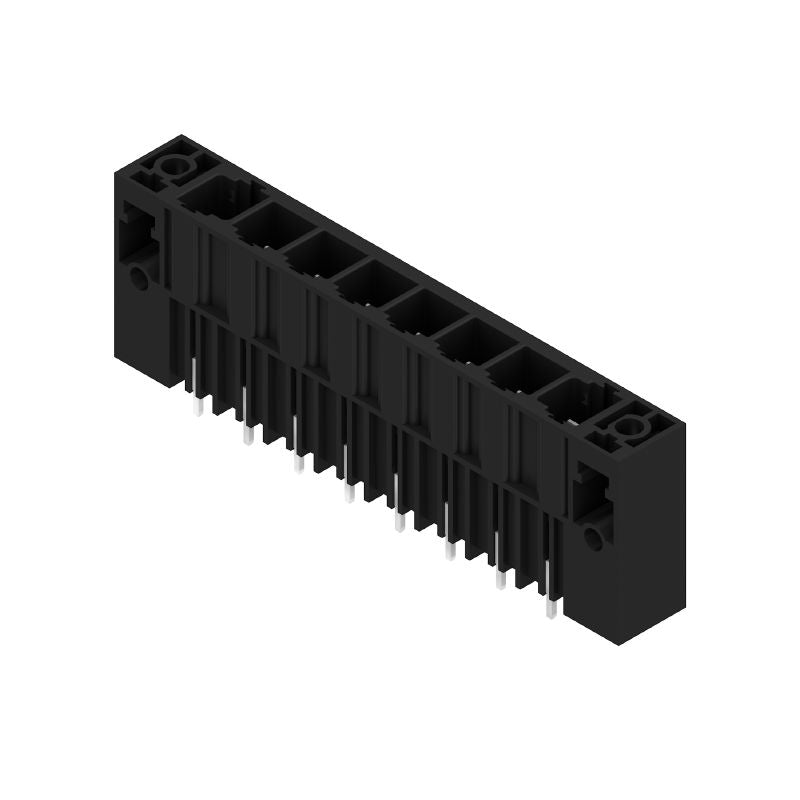 1813710000 - 10.16mm 8-Pole Male PCB Connector with Clip-On Flange (Pack of 18)
