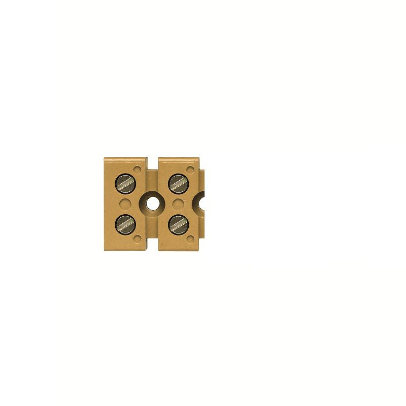 0620420000 - Yellow Terminal Strip 6mm² with 4 Screw Connections (Pack of 50)