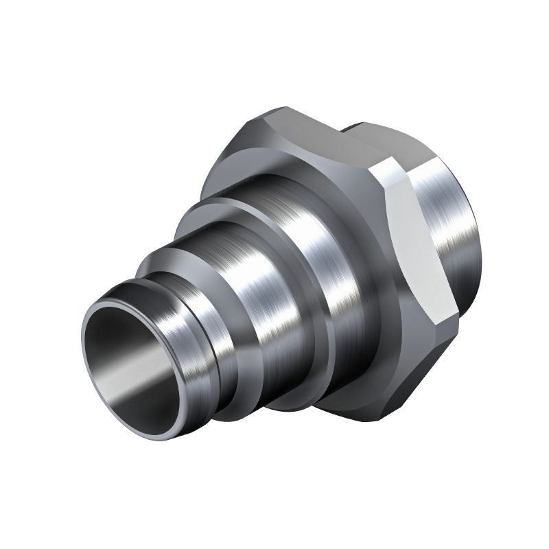 2424520000 - M8 Nickel-Plated Connector, 9mm Installation Height (Pack of 25)