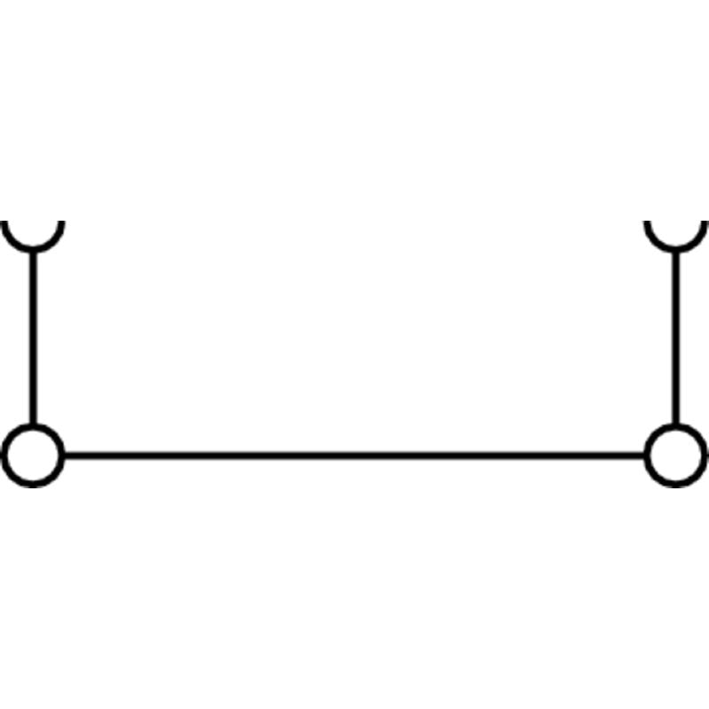 1028680000 - 185mm² Terminal Block with Bolt & Feed-Through Connections (Pack of 4)