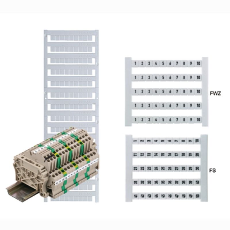 0354361187 - White 5x5mm Terminal Marker, RoHS Compliant, 500 pcs (Pack of 500)