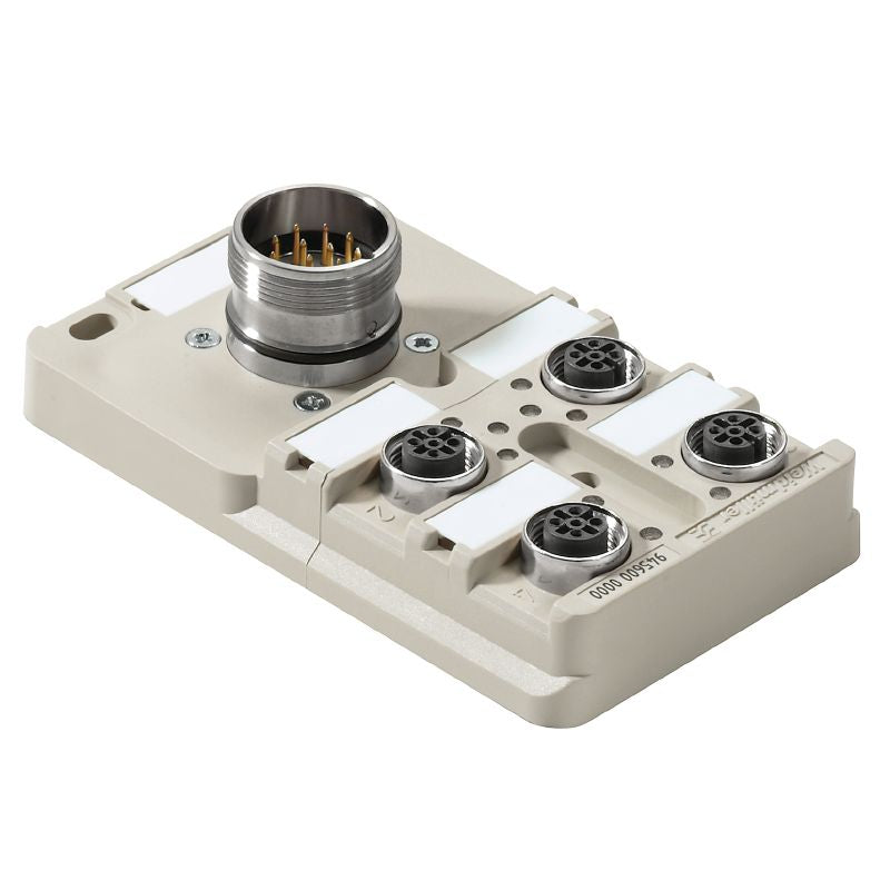 9456000000 - SAI-4-S 12-Pole M12 Outlet with LED Functionality