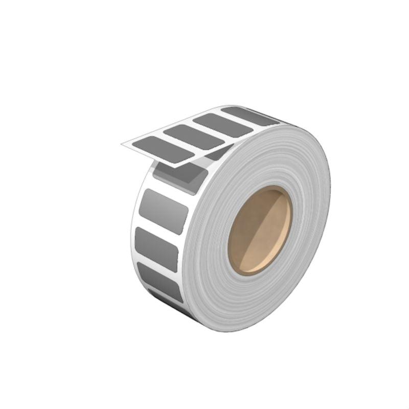 2496860000 - 100 Grey Polyester Device Markers, 12.5 x 27 mm (Pack of 100)
