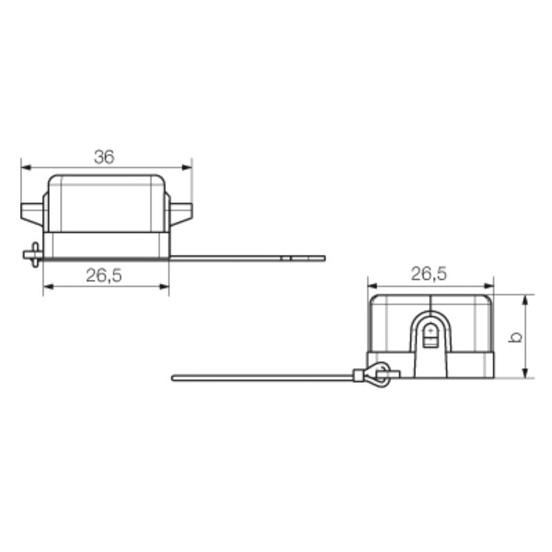 1665740000 - IP65 Diecast Aluminum Enclosure with Side-Locking Clamp