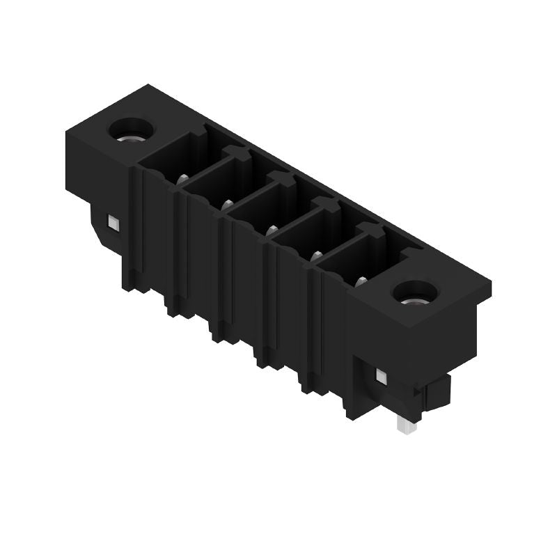 1864100000 - 3.81mm Male Header Connector with 5 Poles, Black Finish (Pack of 50)