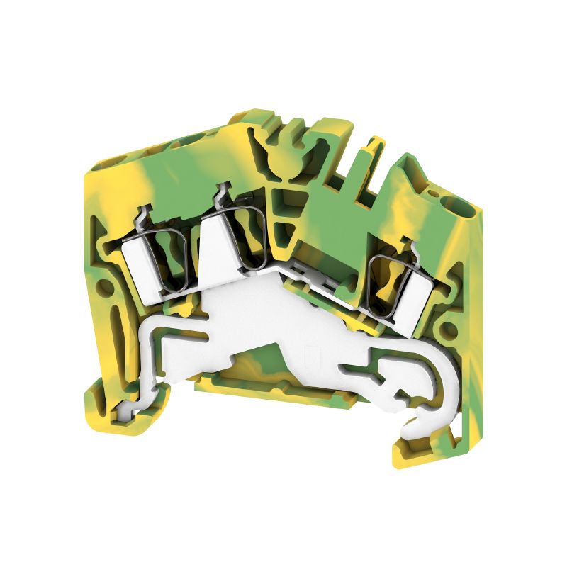 1706090000 - Green/Yellow PE Terminal 2.5 mm² with Tension-Clamp Connection (Pack of 50)