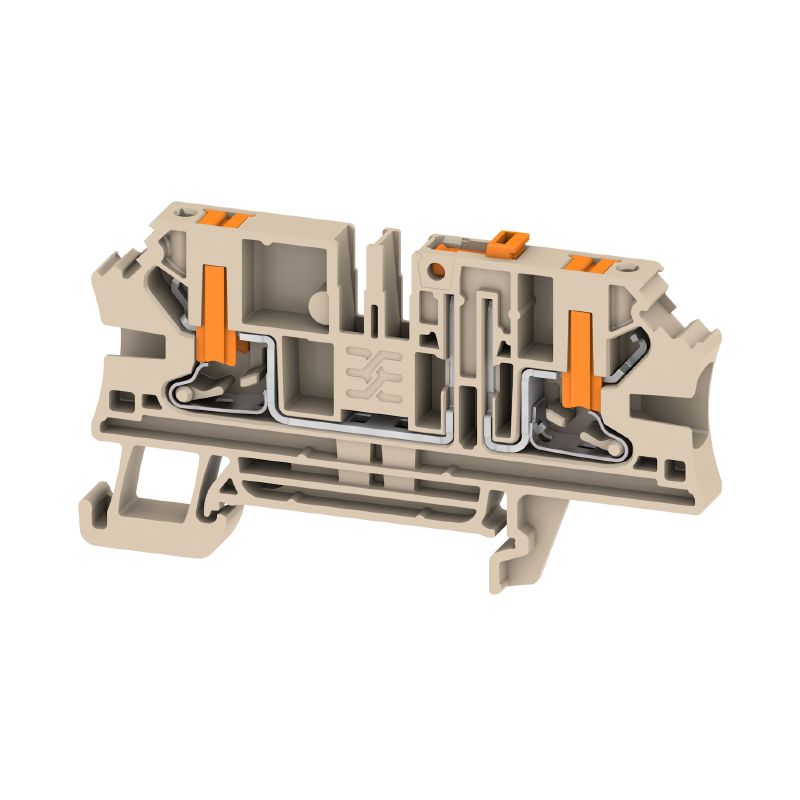 2898740000 - Compact 4mm² Test-Disconnect Terminal with Push-In Connection (Pack of 50)