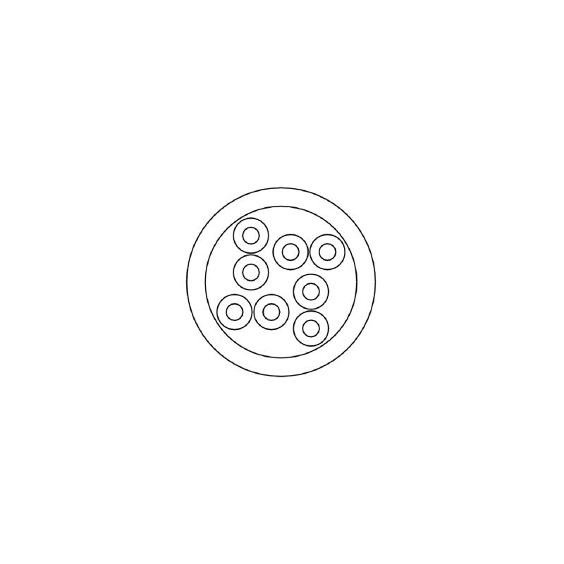 8813160000 - 100m PUR Cat.5 Installation Cable, -40°C to 75°C Range