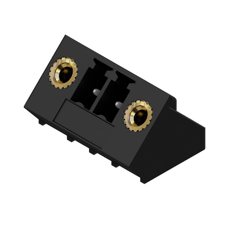 1977040000 - 3.81mm PCB Plug Connector, 135° Angle, Black Flange Design (Pack of 50)