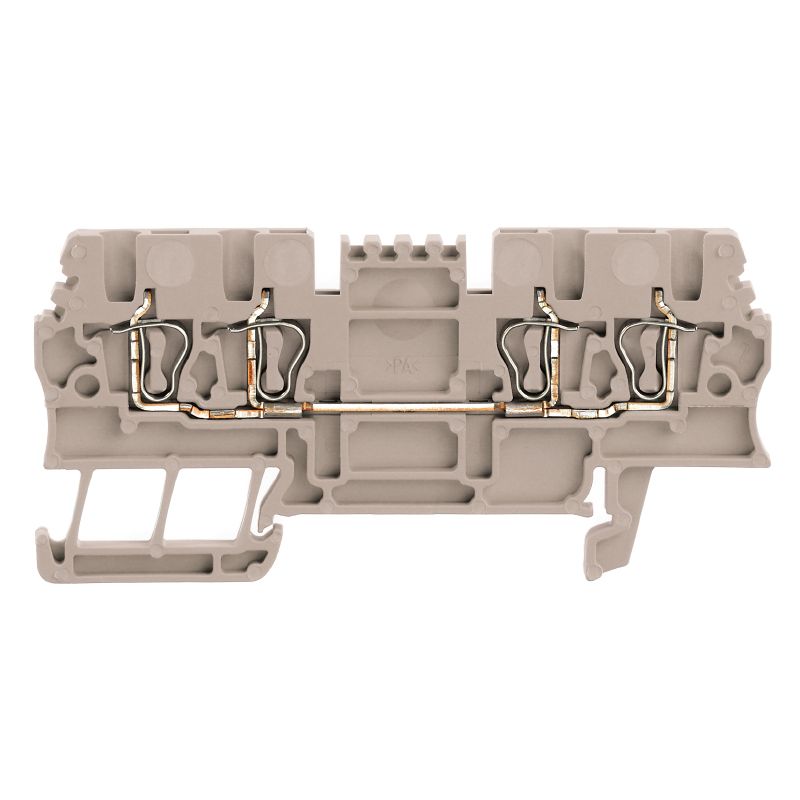 1775580000 - Dark Beige Feed-Through Terminal, 1.5mm², 500V, UL Certified (Pack of 100)