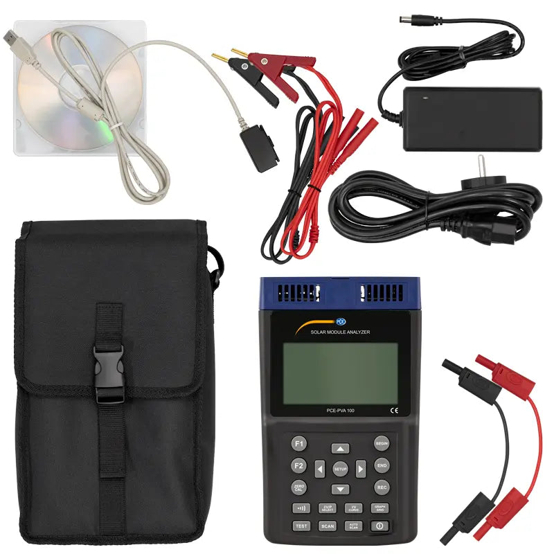PCE-PVA 100-SPM 1-KIT - 4.8" LCD Radioactivity Meter for Solar Analysis