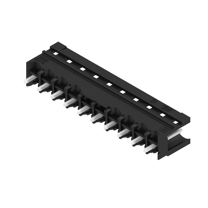 1841000000 - 5.00mm 10-Pole Male PCB Header Connector, Tin-Plated Black (Pack of 50)