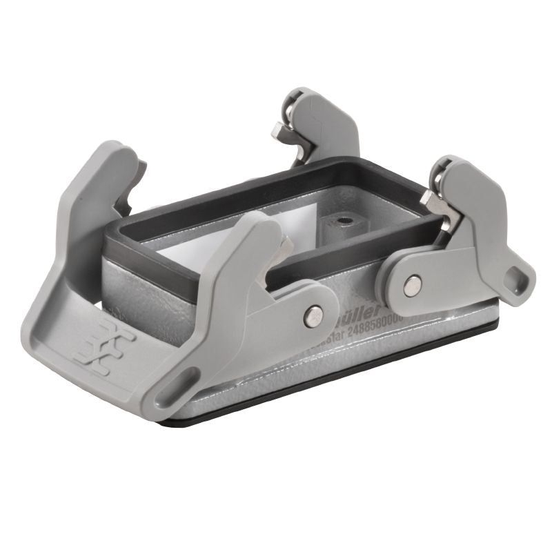 2488580000 - IP65 Diecast Aluminum Bulkhead Housing, Size 4