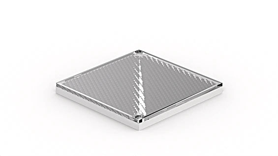 RQ100BA - Durable 100mm Reflector with Fixing Holes and IP67 Rating