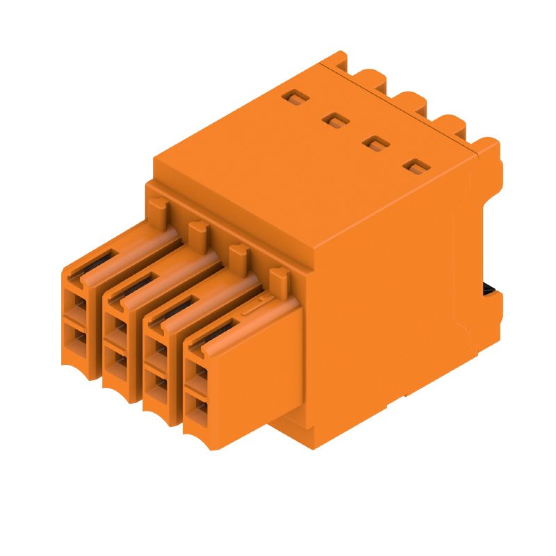 2958460000 - 3.5mm 8-Pole Push-In Connector with Touch-Safe Protection (Pack of 132)