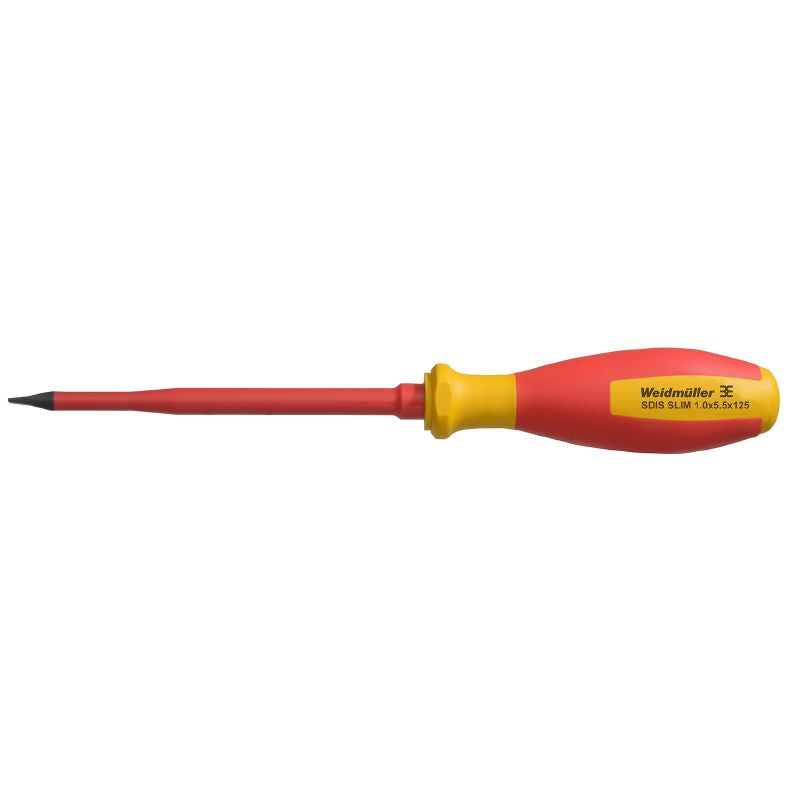 2749630000 - VDE Insulated Slimline Screwdriver 1.0x5.5mm, 125mm Blade