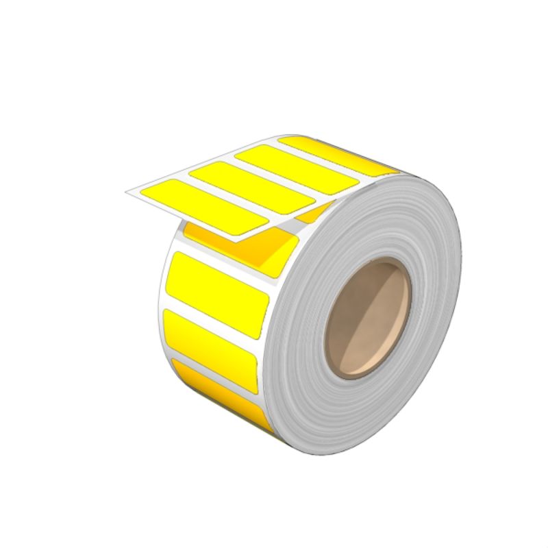 2005520000 - Yellow Polyester ClipCard Markers, 15 x 45 mm, 450 pcs (Pack of 450)