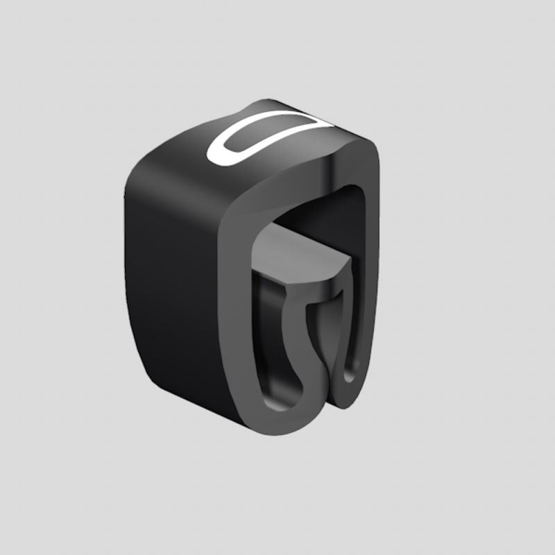 0251311503 - Black Cable Markers 4x7mm for 4-10mm Cables (Pack of 100)