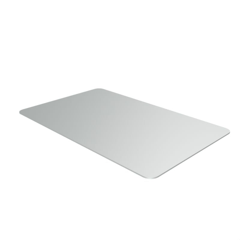 1474070000 - Silver Chrome Aluminium Marker, 54x85mm, RoHS Compliant