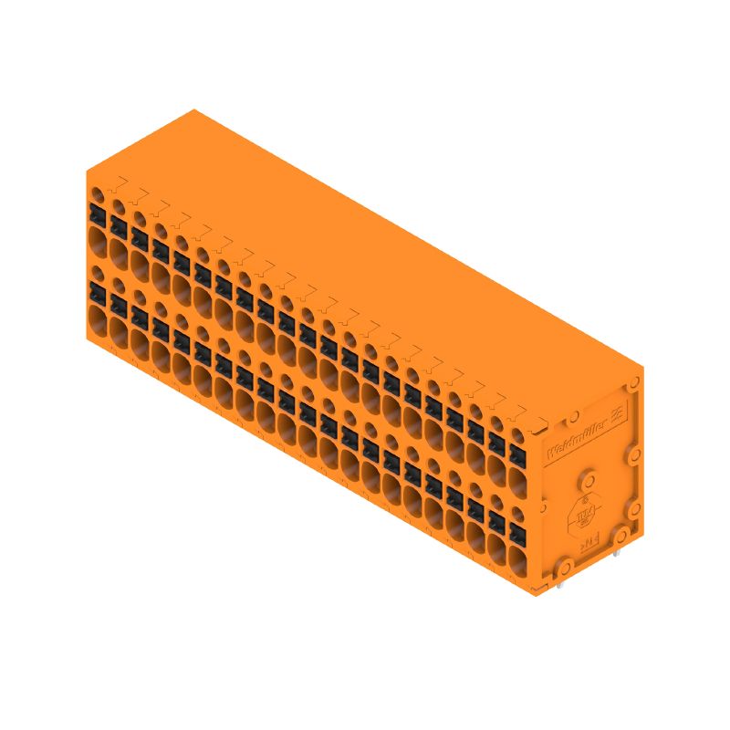 2001130000 - Orange 3.5mm PCB Terminal with 42 Poles and Push-In Actuator (Pack of 20)