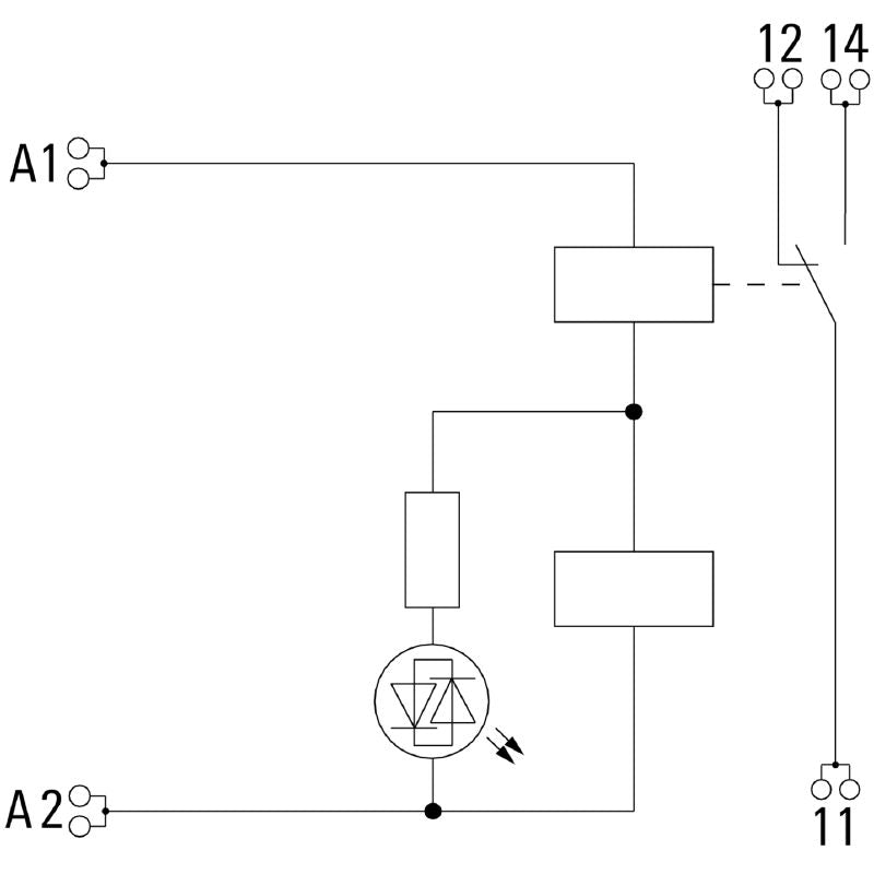 2576260000 - 24VAC Relay Module with 10A Capacity & Easy PUSH IN Connection (Pack of 10)