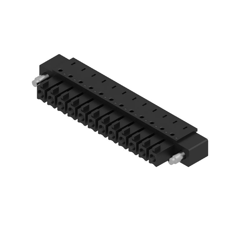 1975830000 - 3.81mm 12-Pole PCB Female Header Connector, Black (Pack of 50)