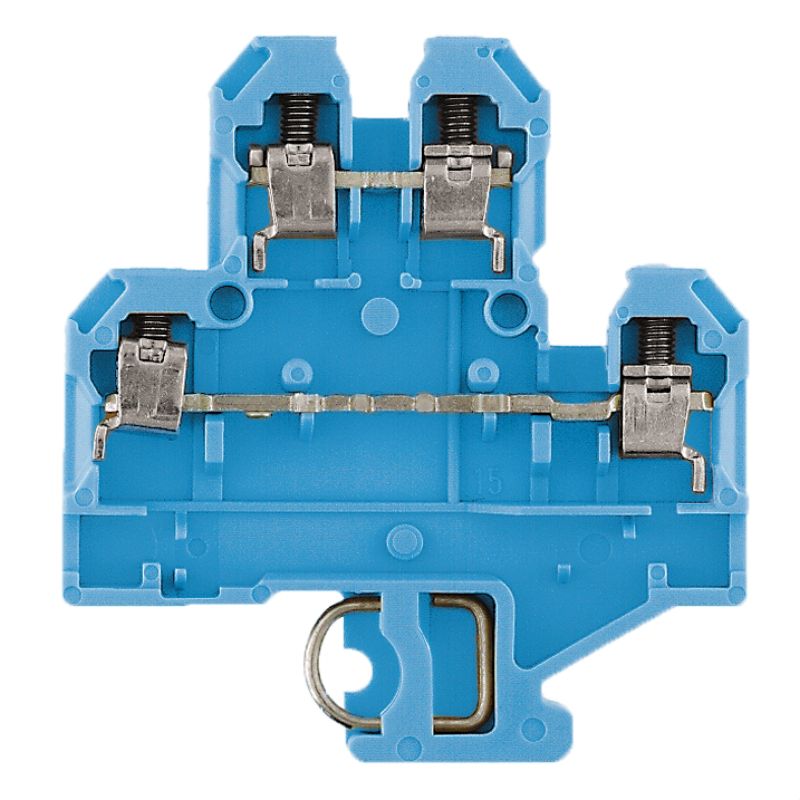 0590080000 - Blue Multi-Tier Terminal, 4 Connections, 4 mm² Cross-Section (Pack of 25)