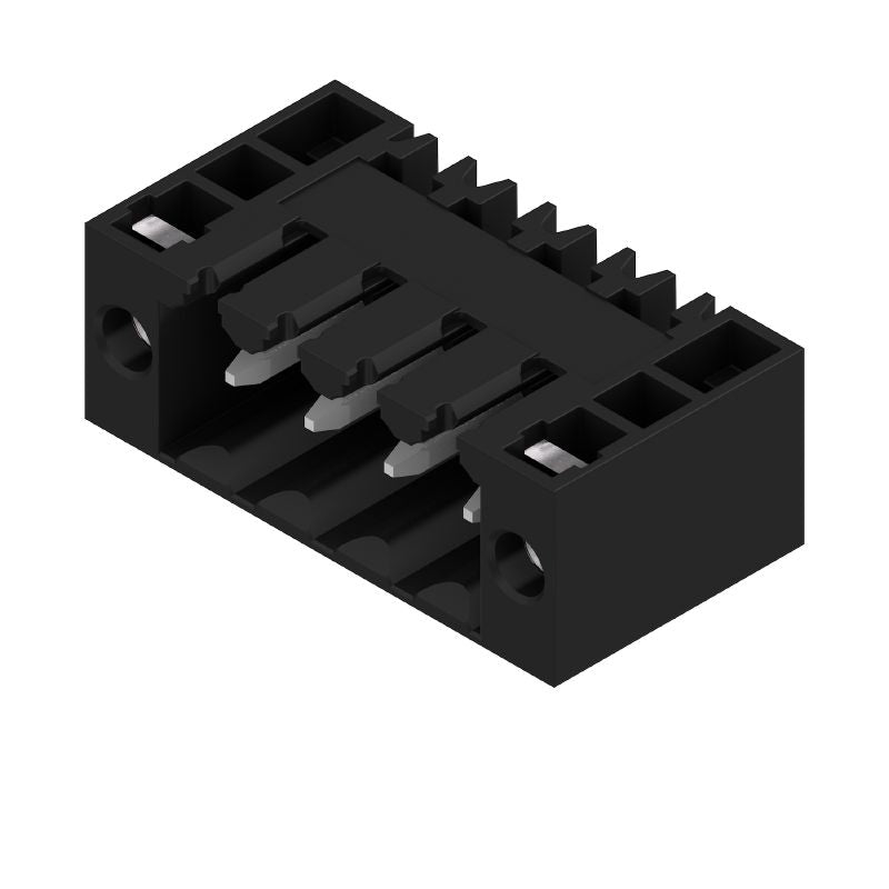 1615550000 - 3.50mm 4-Pole PCB Connector with 90° Flange (Pack of 100)