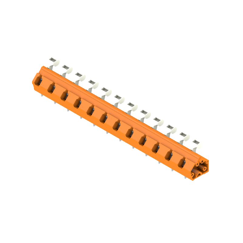 1954030000 - 10mm Pitch PCB Terminal with 12 Poles, 135° Angle (Pack of 100)