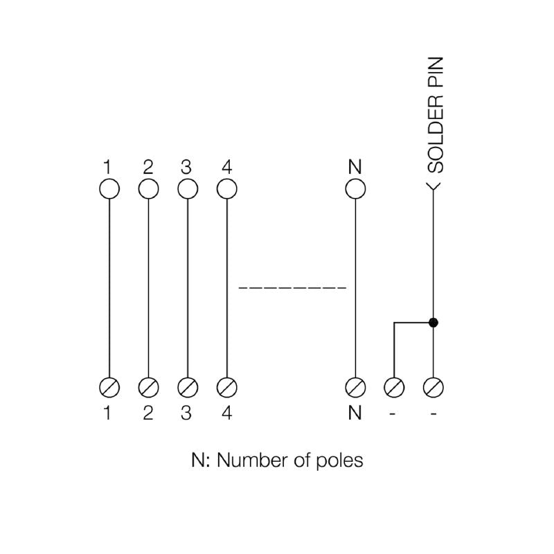 8012850000 - UL Compliant 10-Pole Connector, -40°C to 70°C Operating Range