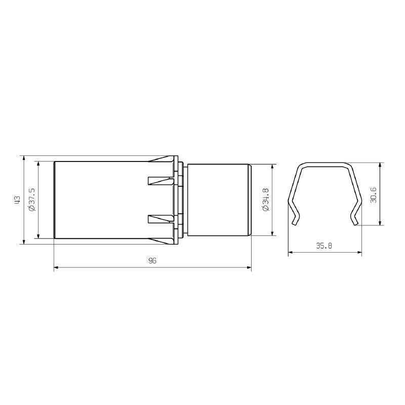 1242220000 - RoHS Compliant HDC HP 550 M, 96mm, 432.75g