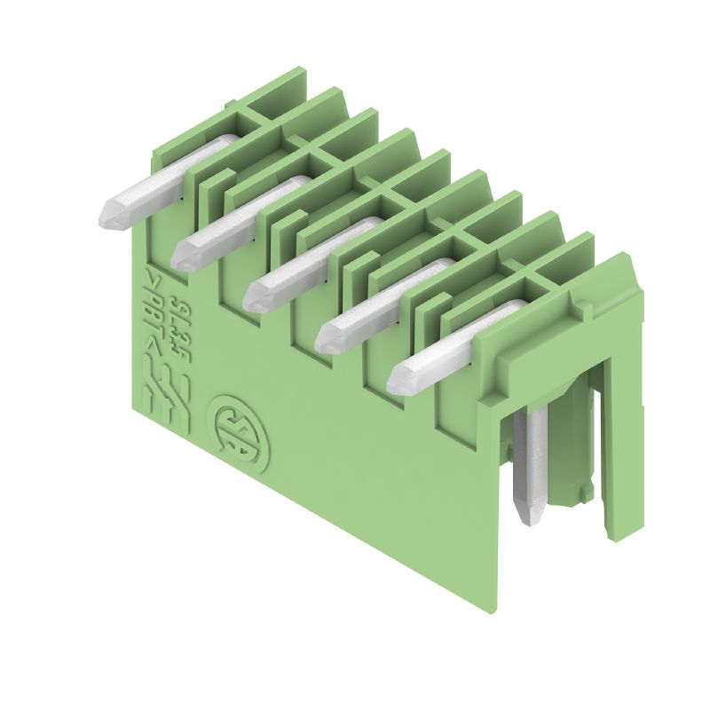 1108550000 - 5-Pole 3.50mm Male PCB Connector with 3.2mm Pins (Pack of 50)