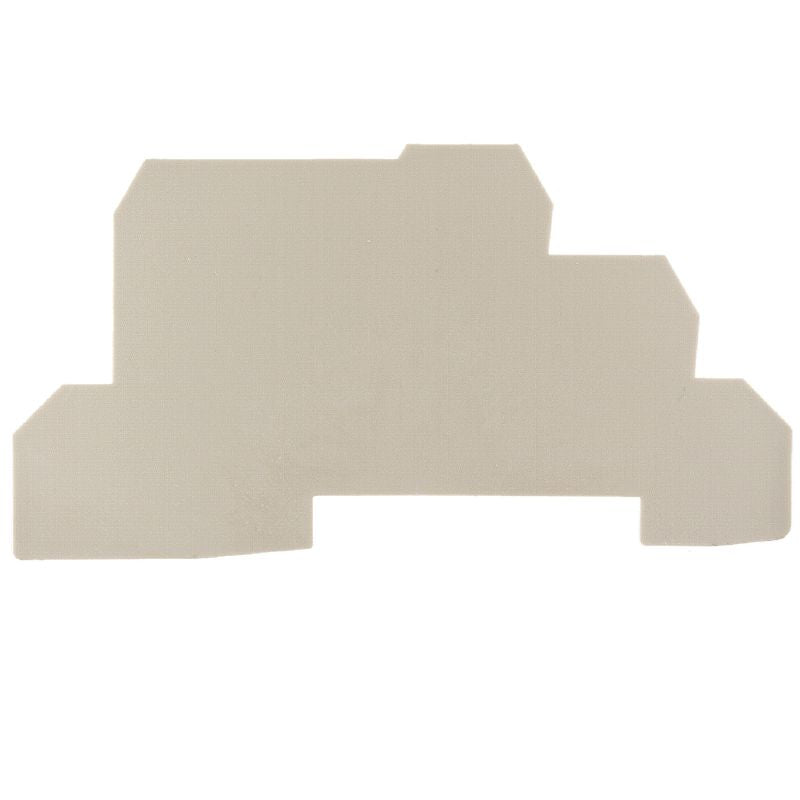1067800000 - Snap-On End Plate, 90mm High, Dark Beige Wemid (Pack of 20)