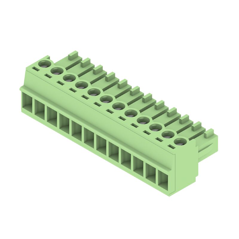 1792930000 - 3.81mm 12-Pole PCB Plug Connector with 180° Angle (Pack of 50)