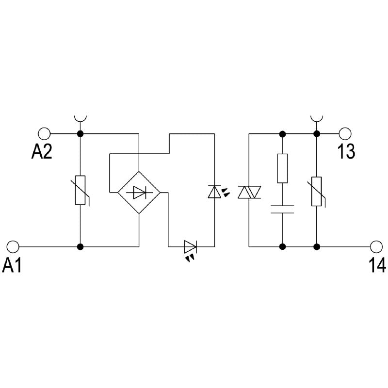 8951280000 - Solid-State Relay 120-230V AC, 0.1A with Push-In Connection (Pack of 10)
