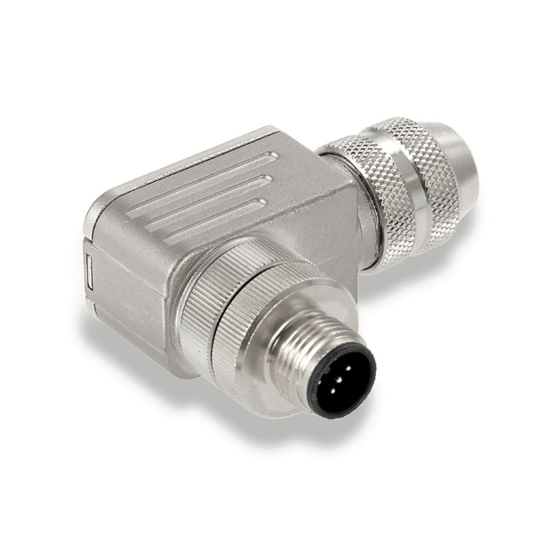1803930000 - M12 A-Coded Connector, 6-8mm Cable, IP67, Gold-Plated Contacts