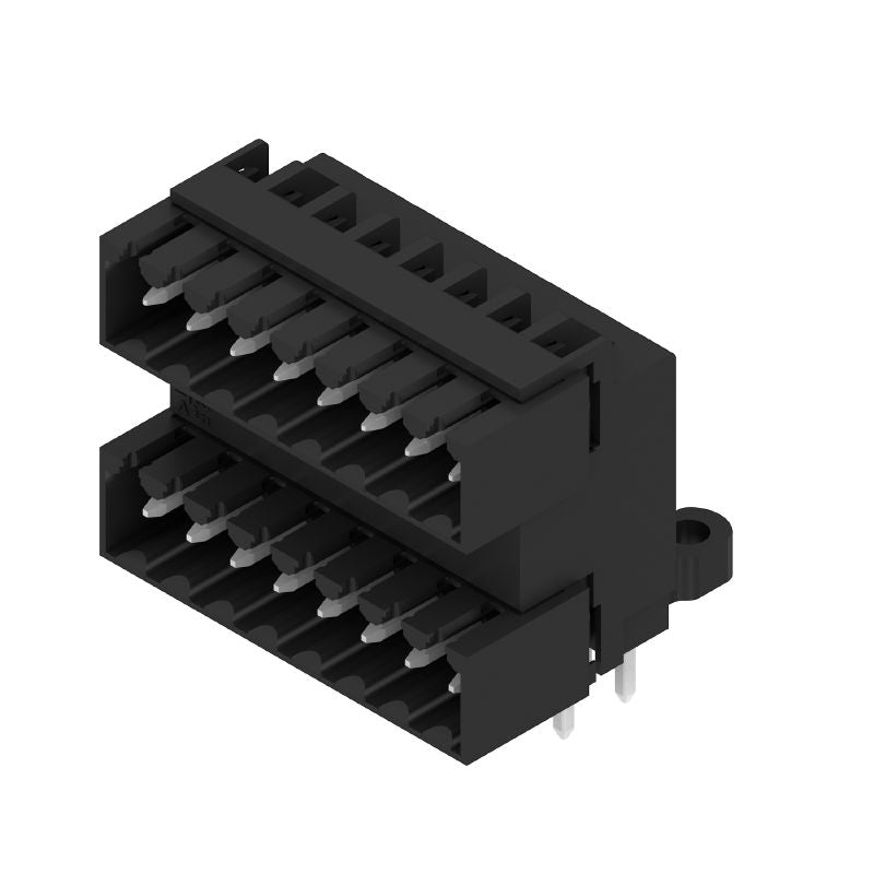 1634330000 - 3.50mm Male Header Connector, 16 Poles, 90° Angle (Pack of 20)