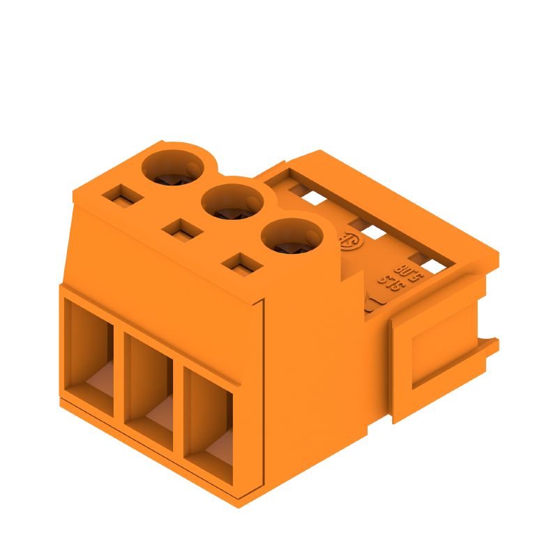 1627250000 - 5.08mm 3-Pole PCB Male Plug Connector, 180° Angle (Pack of 108)