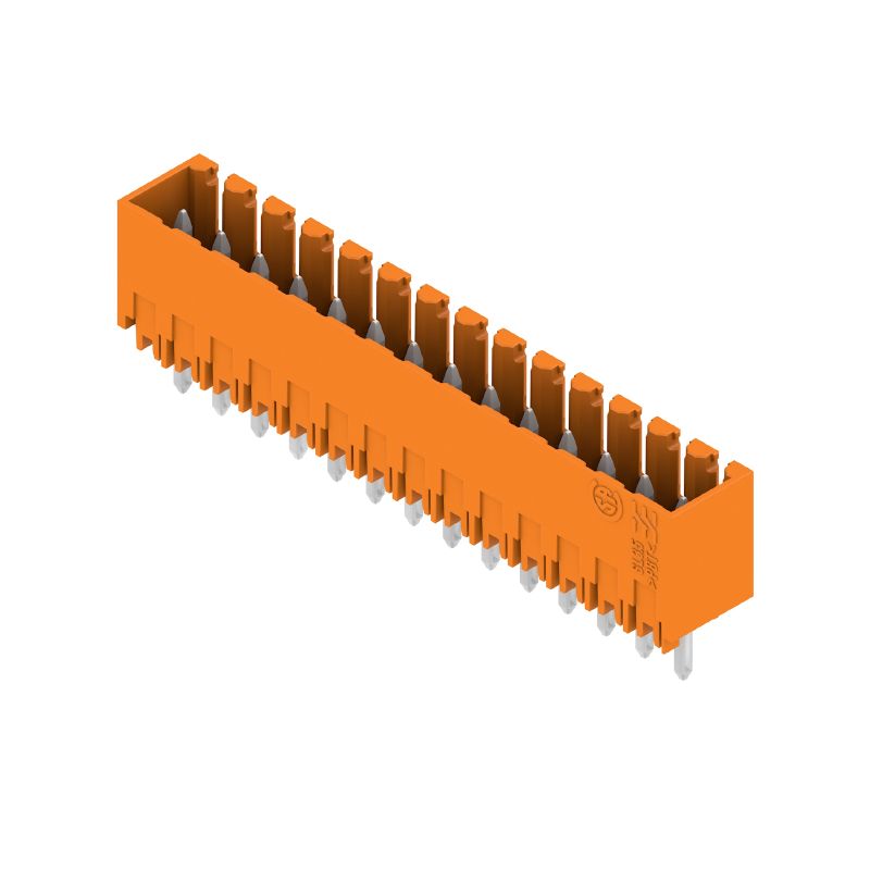 1604740000 - 14-Pole 3.50mm PCB Connector, 4.5mm Tinned Pins, Orange (Pack of 50)