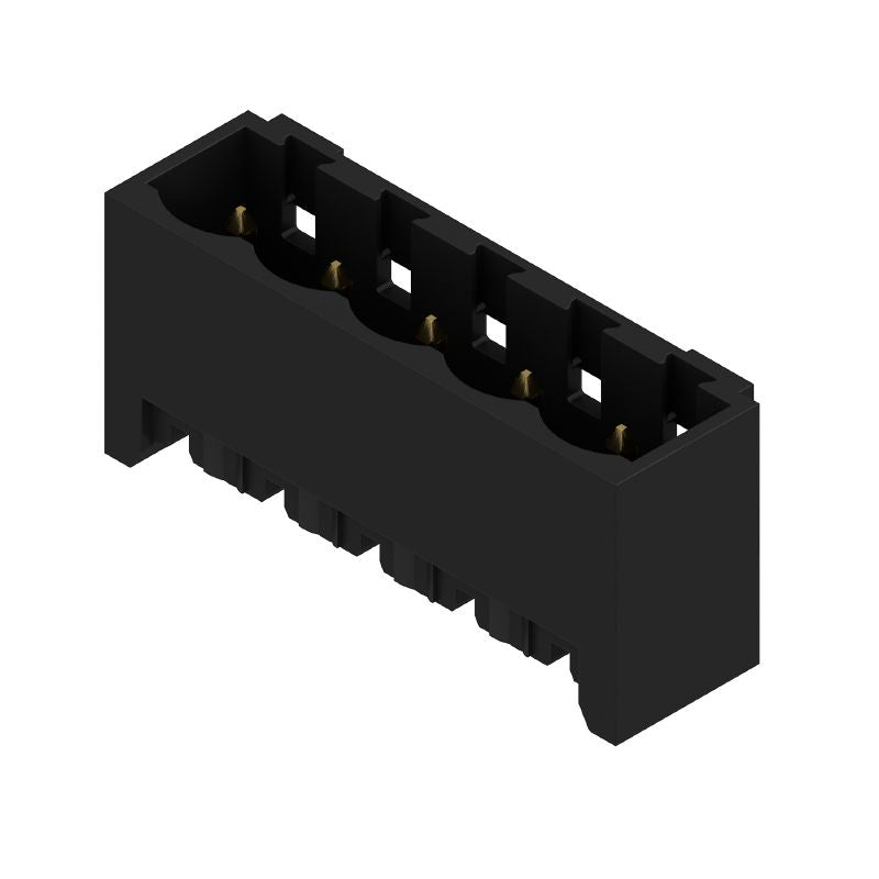 2595570000 - 5-Pole Black PCB Connector with 90° Elbow, 5.08mm Pitch (Pack of 250)